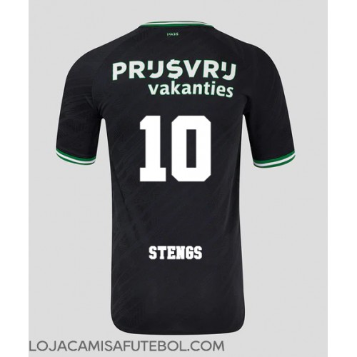 Camisa de Futebol Feyenoord Calvin Stengs #10 Equipamento Secundário 2024-25 Manga Curta